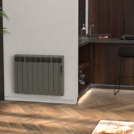 Radiador eléctrico wifi bajo consumo Eoniq 600w Dark Grey Rointe