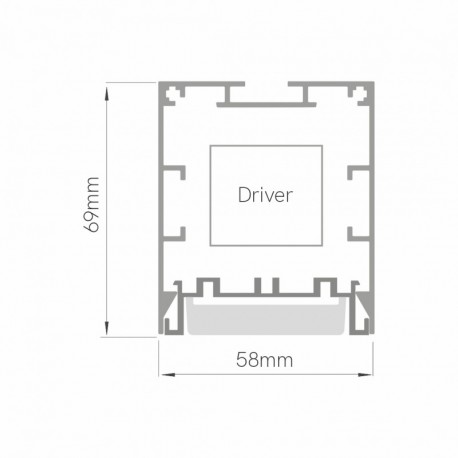 Lampara de techo Market carne blanca 45w Beneito Faure