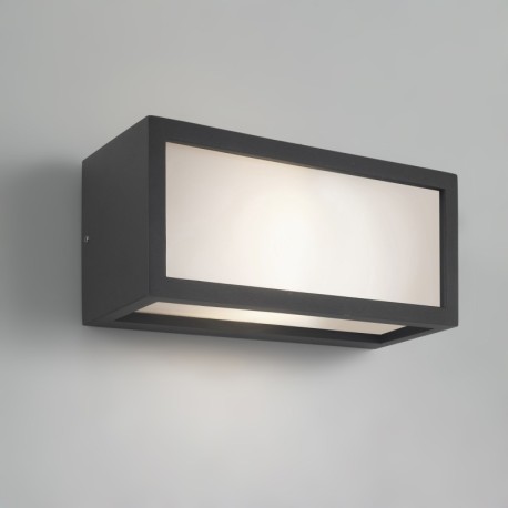 Aplique de exterior Quanta E27 15w negro IP54 Forlight