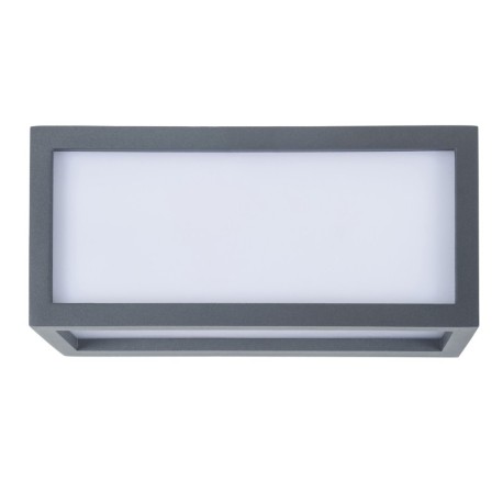 Aplique de exterior Quanta E27 15w negro IP54 Forlight