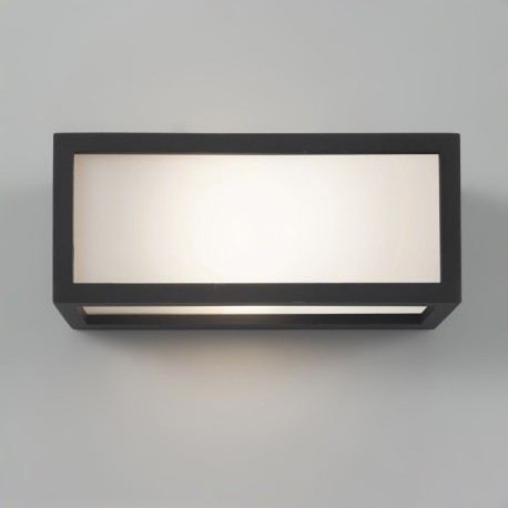 Aplique de exterior Quanta E27 15w negro IP54 Forlight