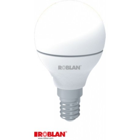 Bombilla LED ESFÉRICA ECO 5W E14 Roblan