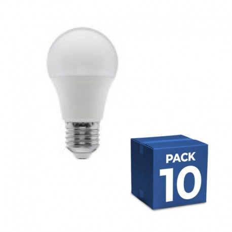 Pack-10 Bombilla led estandar E27 8w 330º LDVlighting