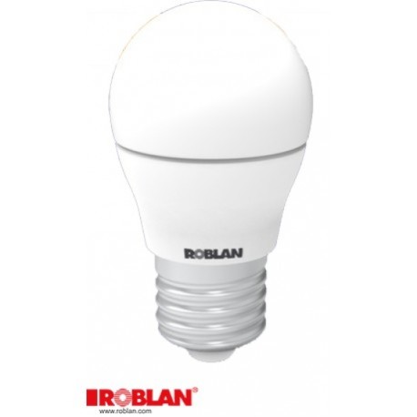 Bombilla LED ESFÉRICA ECO 5W E27 Roblan