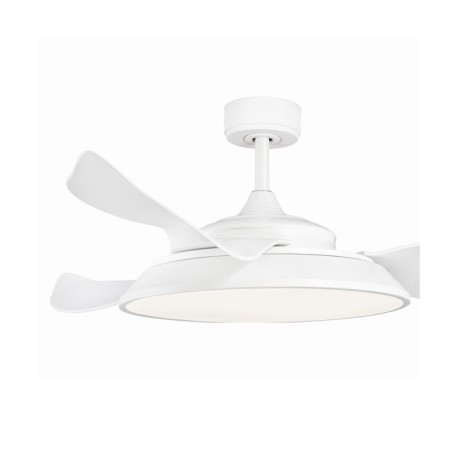 Ventilador de techo Lince 55w CCT blanco CristalRecord