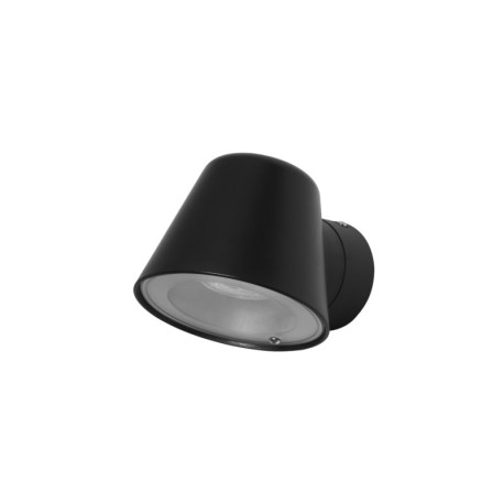 Aplique de exterior Cone negro GU10 8w Forlight