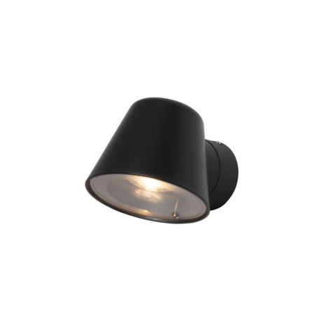 Aplique de exterior Cone negro GU10 8w Forlight