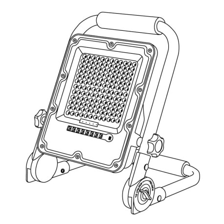 Proyector LED exterior Cave autónomo 200w I-TEC