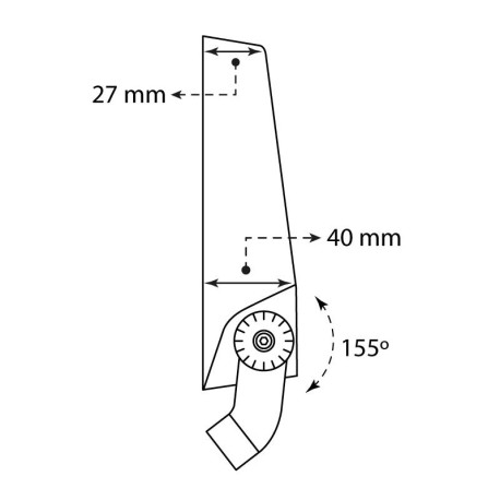 Proyector LED Mónaco 10w gris oscuro I-TEC