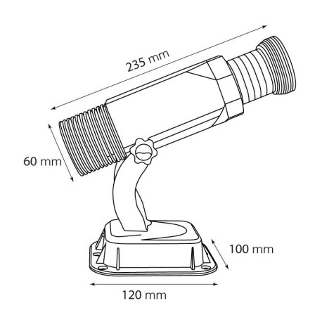 Foco proyector LED GOGO.3 15w estático I-TEC