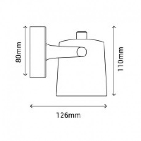 Aplique de pared Ibai de Sulion