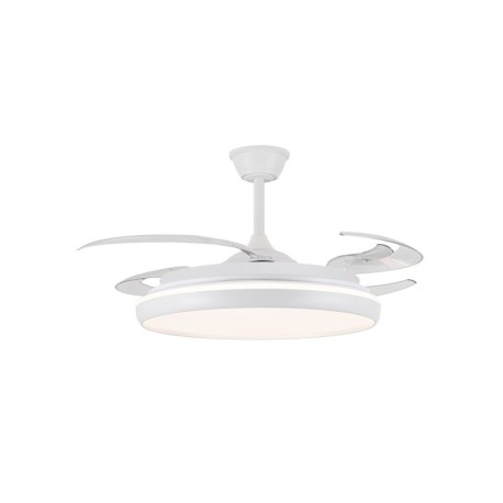 Ventilador de techo Charly  80w blanco CristalRecord