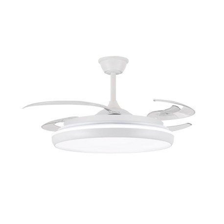 Ventilador de techo Charly  80w blanco CristalRecord