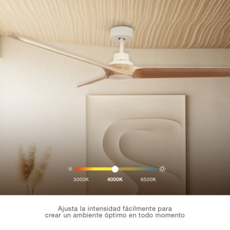 Ventilador techo Fratello CCT blanco/madera GSC