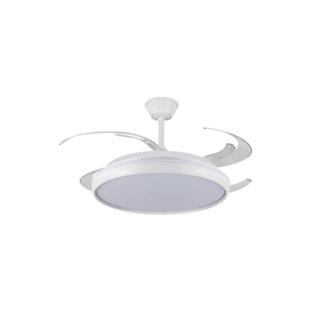 Ventilador de techo Charly  80w blanco CristalRecord