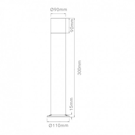 Baliza Tura 30cm Beneito Faure