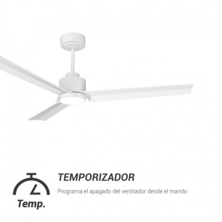 Ventilador de techo Anne con luz Blanco Sulion