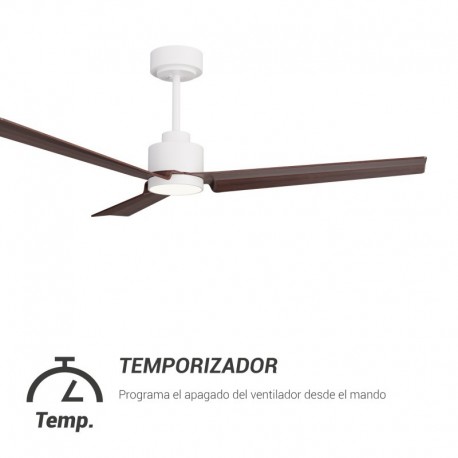 Ventilador de techo Anne con luz Blanco Sulion