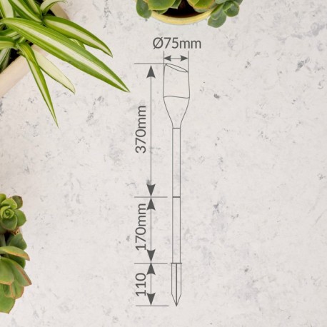 Estaca jardín solar LED Arthar 1600-1800K IP44 GSC
