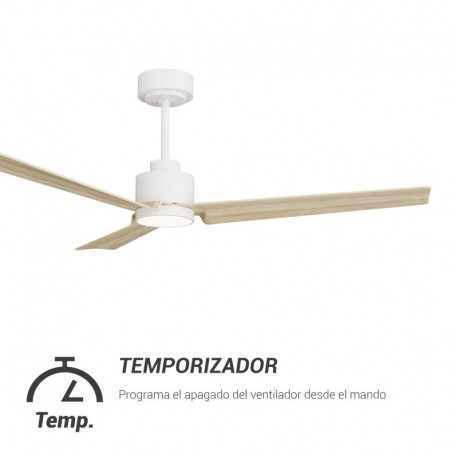 Ventilador de techo Anne con luz Blanco Sulion