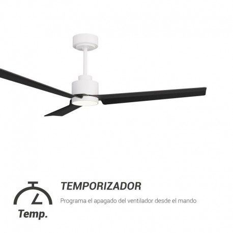 Ventilador de techo Anne con luz Blanco Sulion