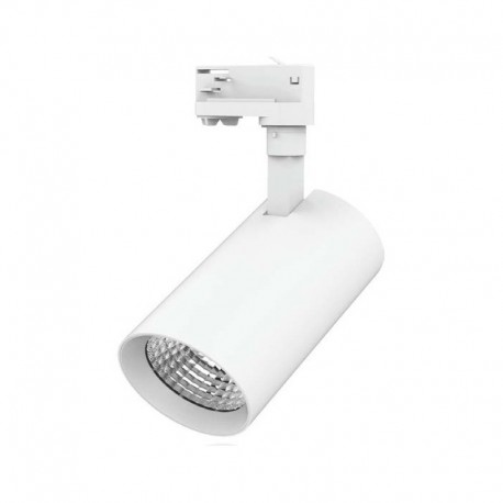 Foco de Carril LED 02 30W  Blanco o Negro Roblan