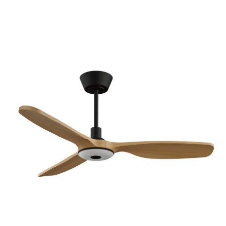 Ventilador de techo Balcony Neo negro con luz Ø142 Sulion