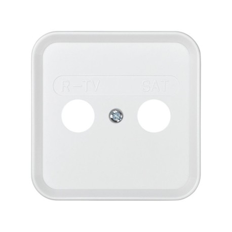 Placa toma inductivas R-TV+SAT blanco Simon 31