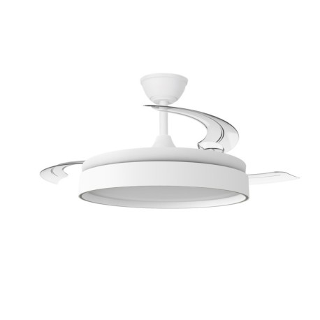 Ventilador de techo Glow Evo 60w CCT blanco CristalRecord