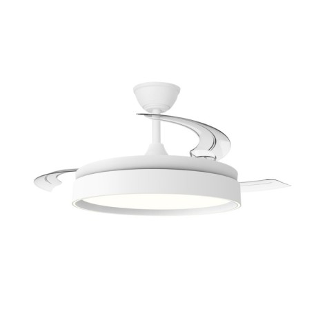 Ventilador de techo Glow Evo 60w CCT blanco CristalRecord