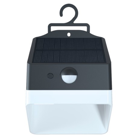 Aplique solar LED Senise c/ sensor de movimiento y crepuscular 2W GSC