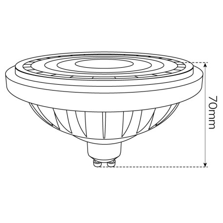 Bombilla AR111 15w GU10 Eco Mode I-TEC