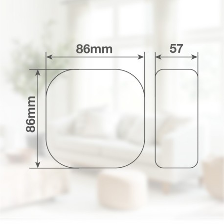 Mini ventilador portátil Yulara USB recargable GSC