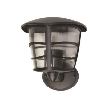 Aplique exterior Triangular E27 12W IP44 negro Aimur