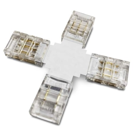 Conector X Dualcolor 3pin tiras 10mm 12/24V I-TEC