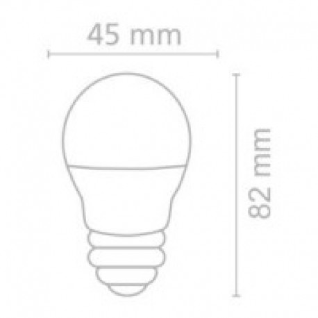 Bombilla LED ESFERICA  E27 9W 3000k ACB Iluminación