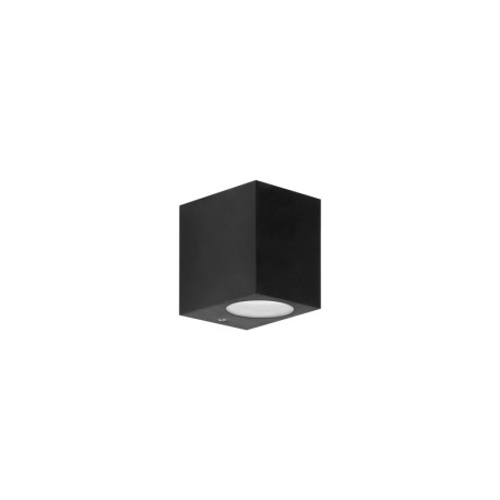 Aplique de exterior Kubo GU10 8w negro Forlight