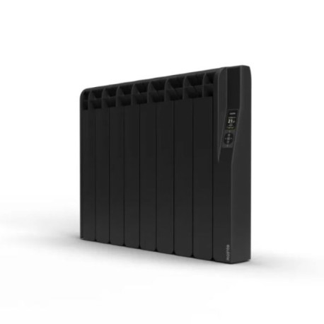 Radiador eléctrico wifi bajo consumo Kyros negro 1200w Rointe