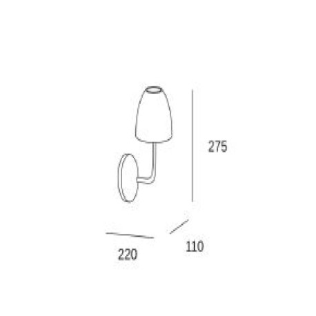 Aplique de pared Eclipta II 10w 3000k Forlight