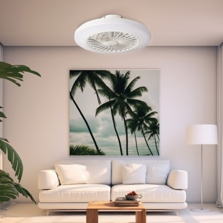 Ventilador techo Box Fan Talsano CCT blanco GSC