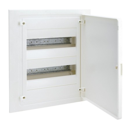 Caja empotrable Golf VF212PEB 2 filas 24M puerta opaca blanca HAGER