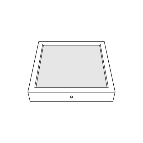 Downlight plafón Slim superficie cuadrado 36w I-TEC