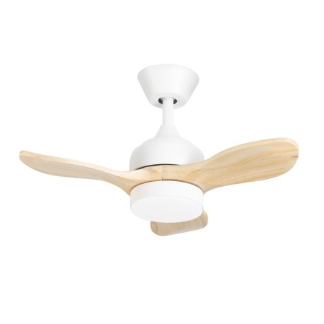 Ventilador de techo Calar S blanco/madera Forlight