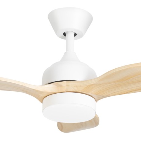 Ventilador de techo Calar S blanco/madera Forlight