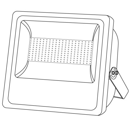 Proyector LED Fork 200w IP66 negro I-TEC