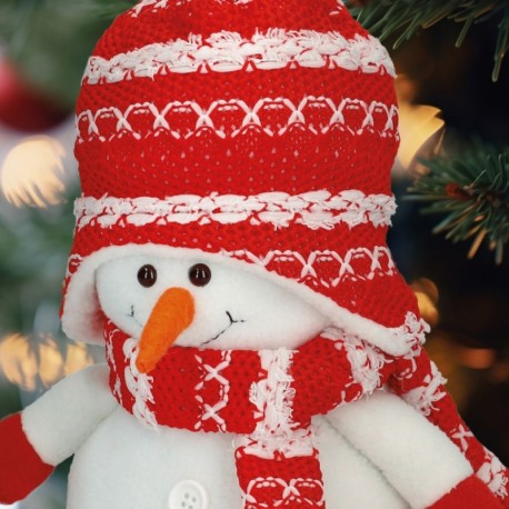 Muñeco de nieve Beira 25cm Rojo y blanco GSC