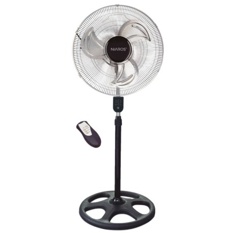 Ventilador metálico de pie Lumbo con mando Ø50cm 70W GSC