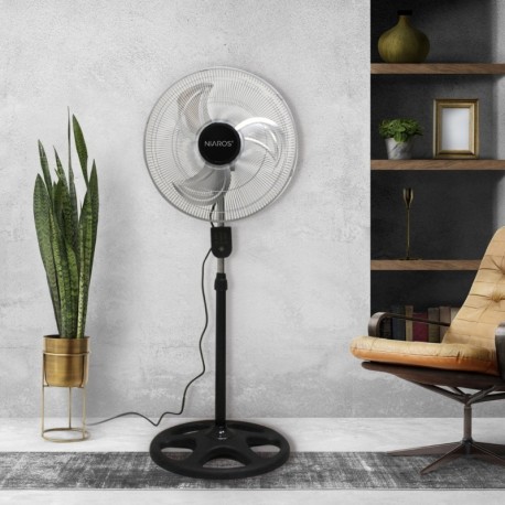 Ventilador metálico de pie Lumbo con mando Ø50cm 70W GSC