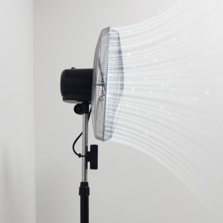 Ventilador metálico de pie Lumbo con mando Ø50cm 70W GSC