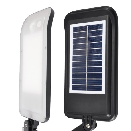 Farola solar LED Bajura c/sensor crepuscular y movimiento 14w GSC